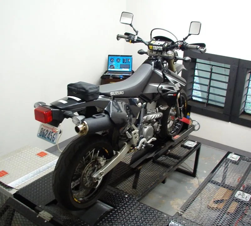 DRZ400SM Dyno Testing JD Jetting
