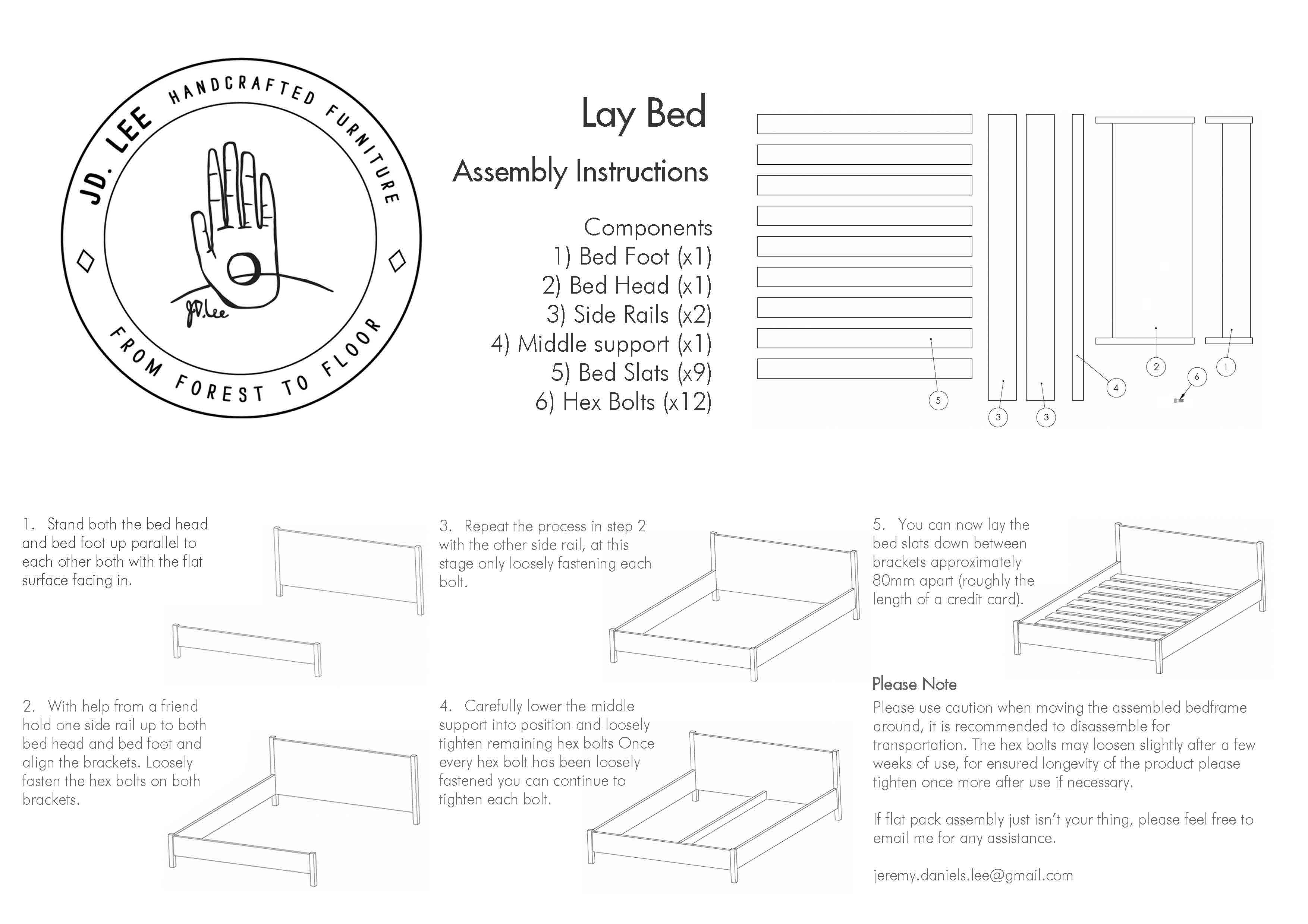 Lay Bed Australian Made Timber Bed Frames — JD.Lee Furniture