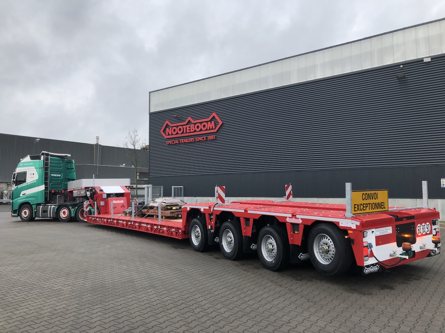 Les Transports Moreau investissent dans une extrasurbaissée Nooteboom