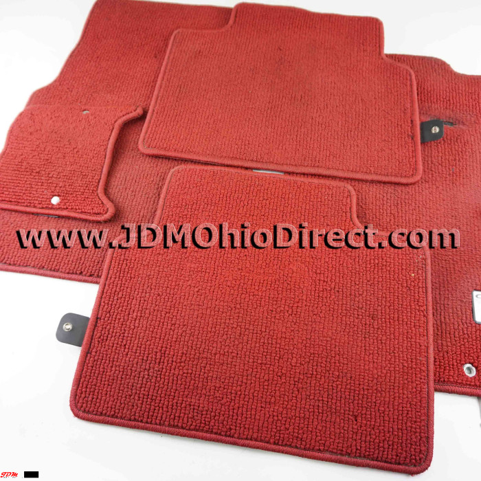 JDM EK9 Civic Type R Red RHD Floor Mat Set