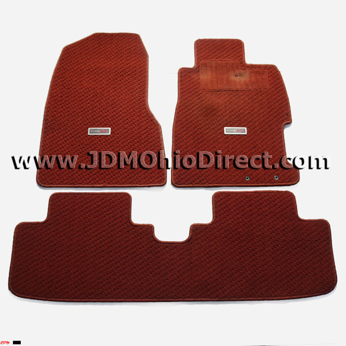 JDM EP3 Civic Type R Red Floor Mat Set