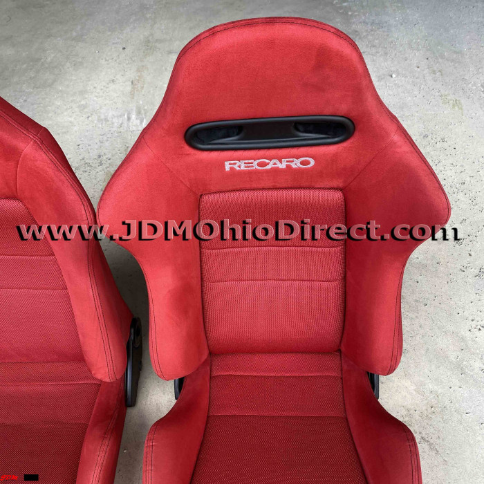 JDM DC5 Integra Type R Front Red Recaro Seats