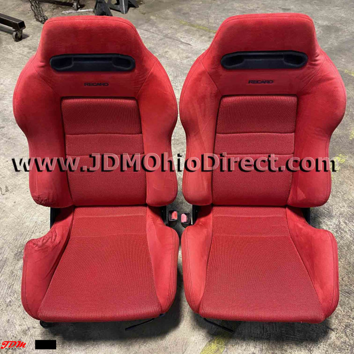 JDM EK9 Civic Type R Red Recaro Seats