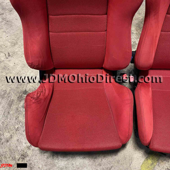 JDM EK9 Civic Type R Red Recaro Seats