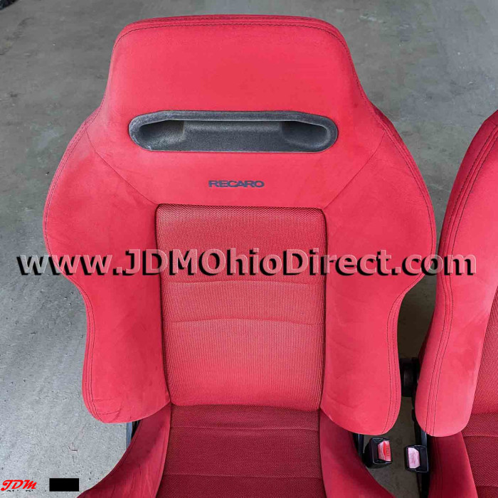 JDM DC2 Integra Type R Red Recaro Seat Set