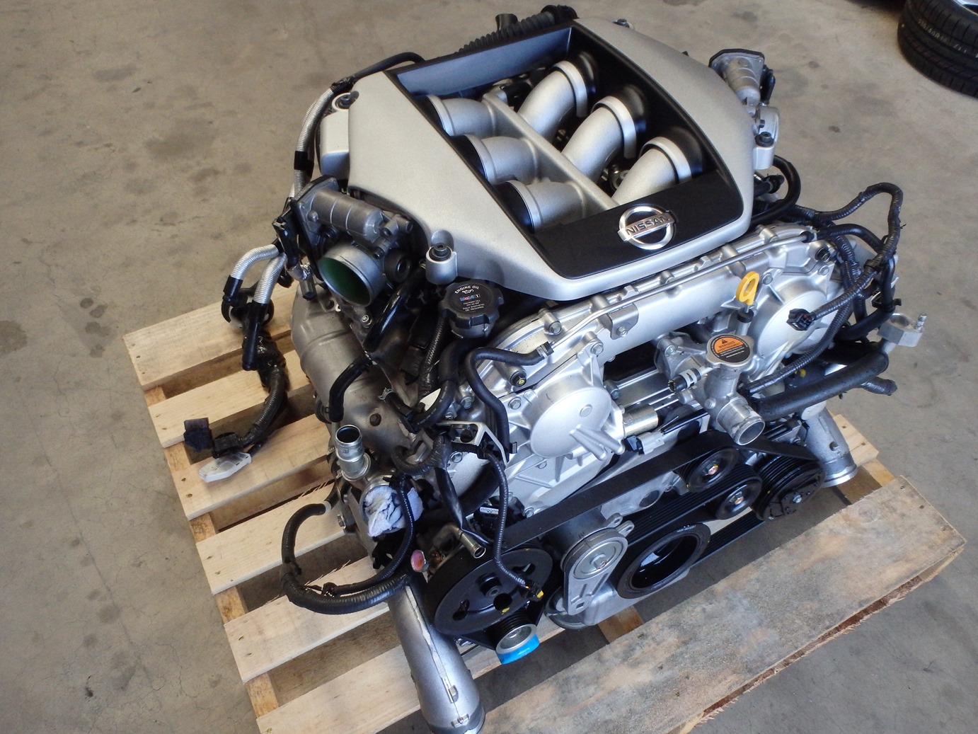 Nissan R35 GTR GTR VR38 VR38DETT Twin Turbo Engine Motor Complete J067