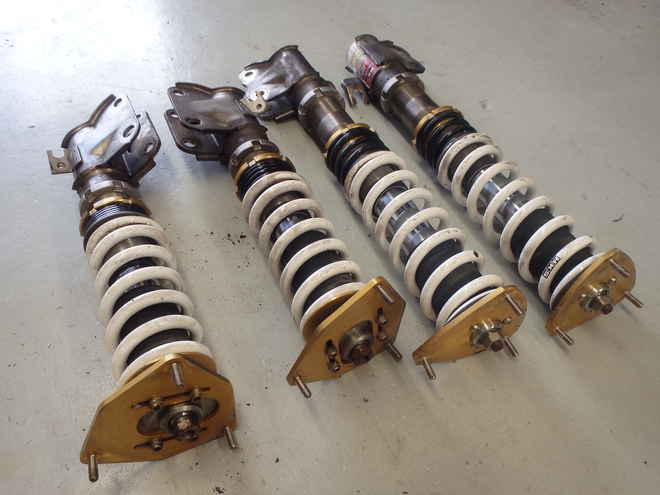 Subaru Impreza WRX GDB STi 2005 HKS Hipermax Coilover Suspension Struts