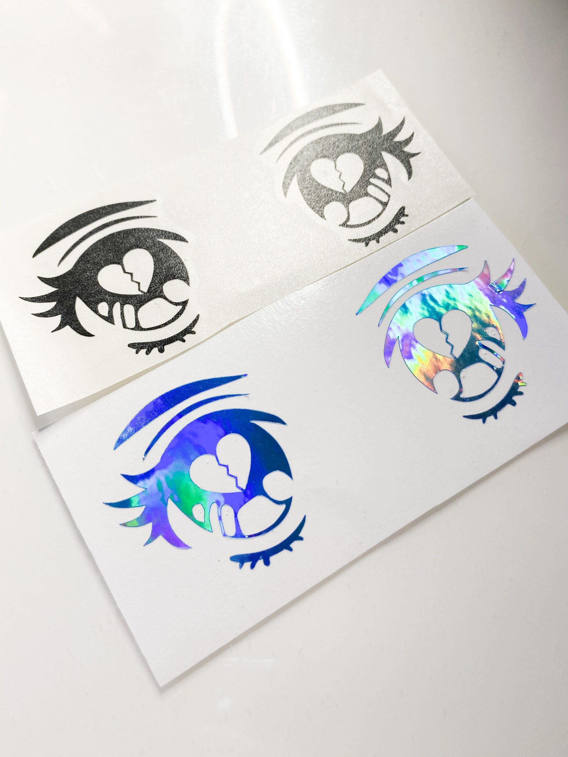 Anime Holographic Sticker Decal Car Paper Bumper Stickers Paper & Party Supplies
