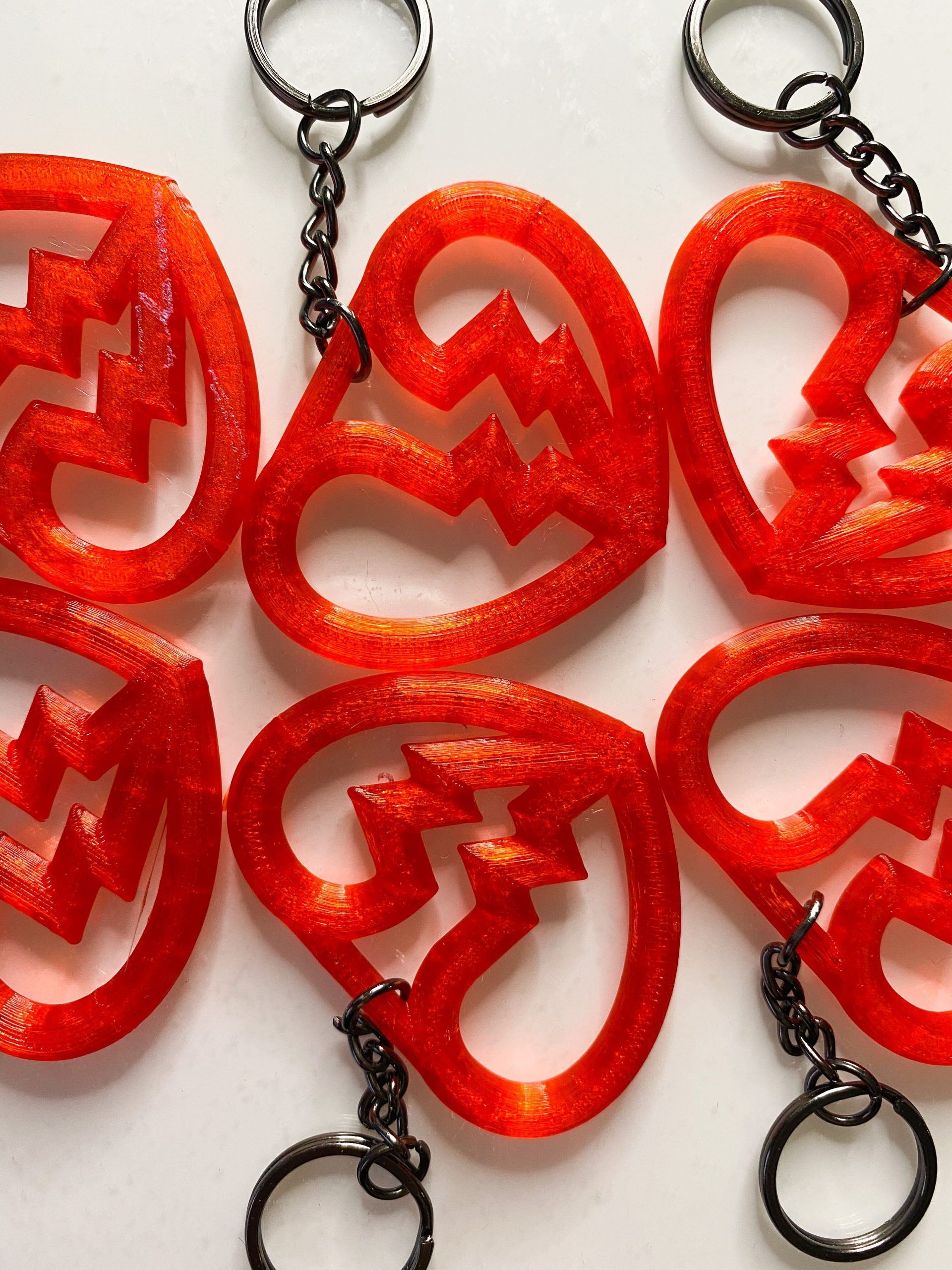 LIMITED EDITION! Tsurikawa JDM Ring Charm Japanese Mini Broken Heart