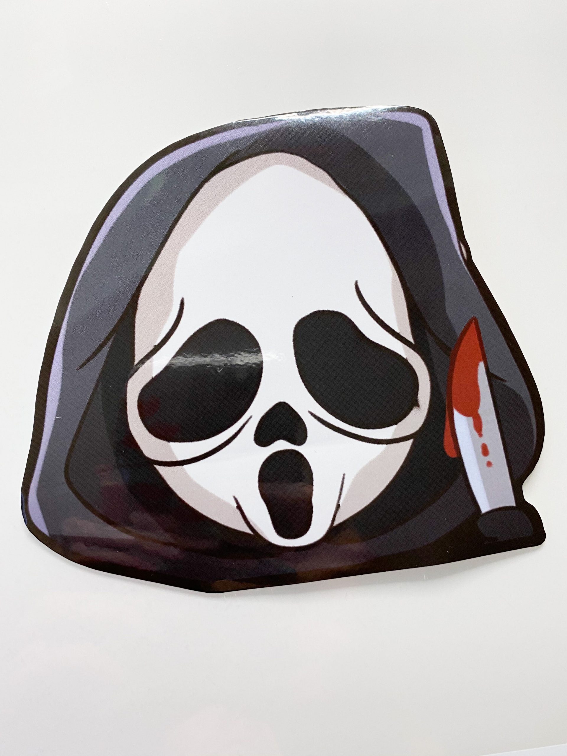 Scream Ghostface Horror Peeker Decal Vinyl Stickers JDM Stuff