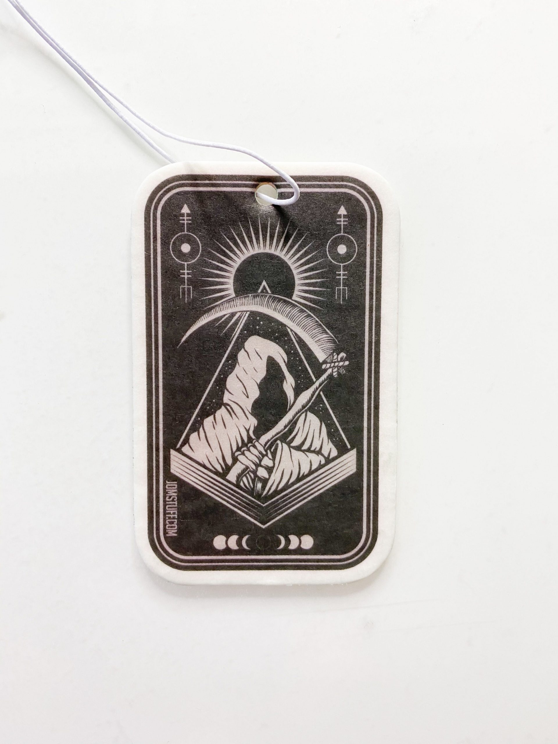 JDM Grim Reaper Tarot Card Death No Face Winter Scented Air Freshener