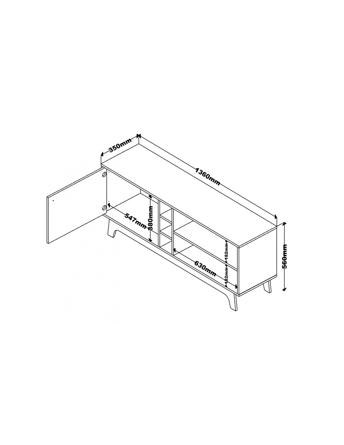 Rack Calgary 01 puerta