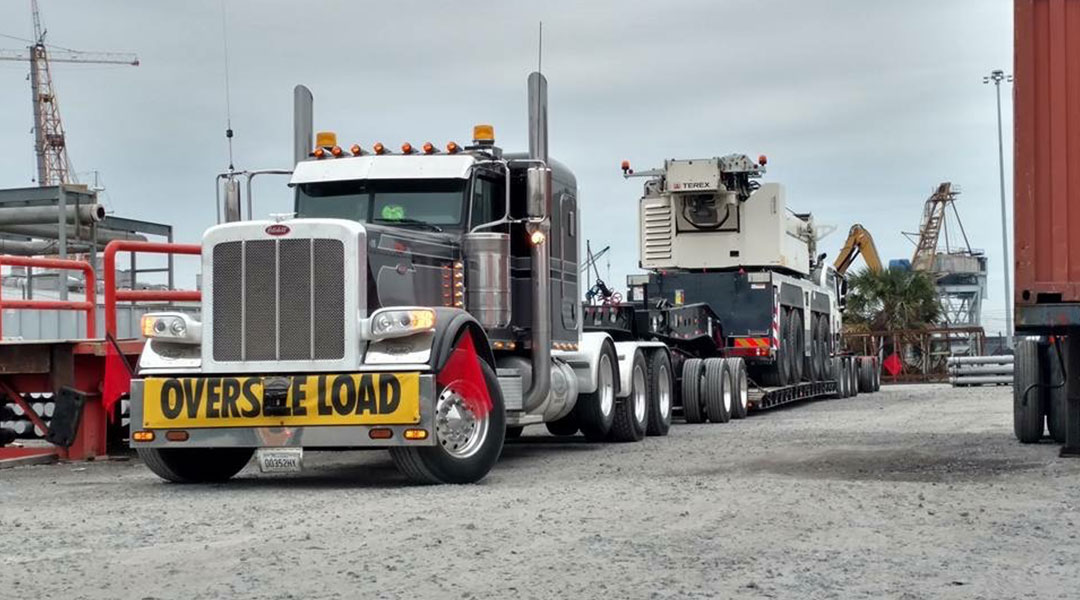 Crane J&D Specialized Equipment Hauling