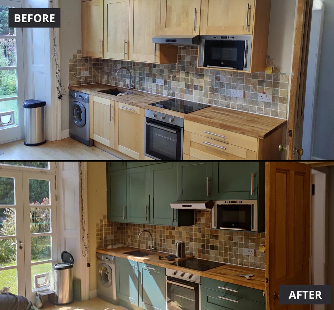 Kitchen Spray Painting Services Kitchen Spraying Edinburgh