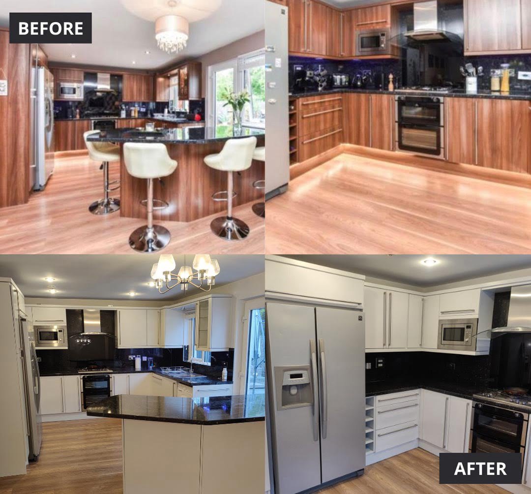 Kitchen Spray Painting Services Kitchen Spraying Edinburgh