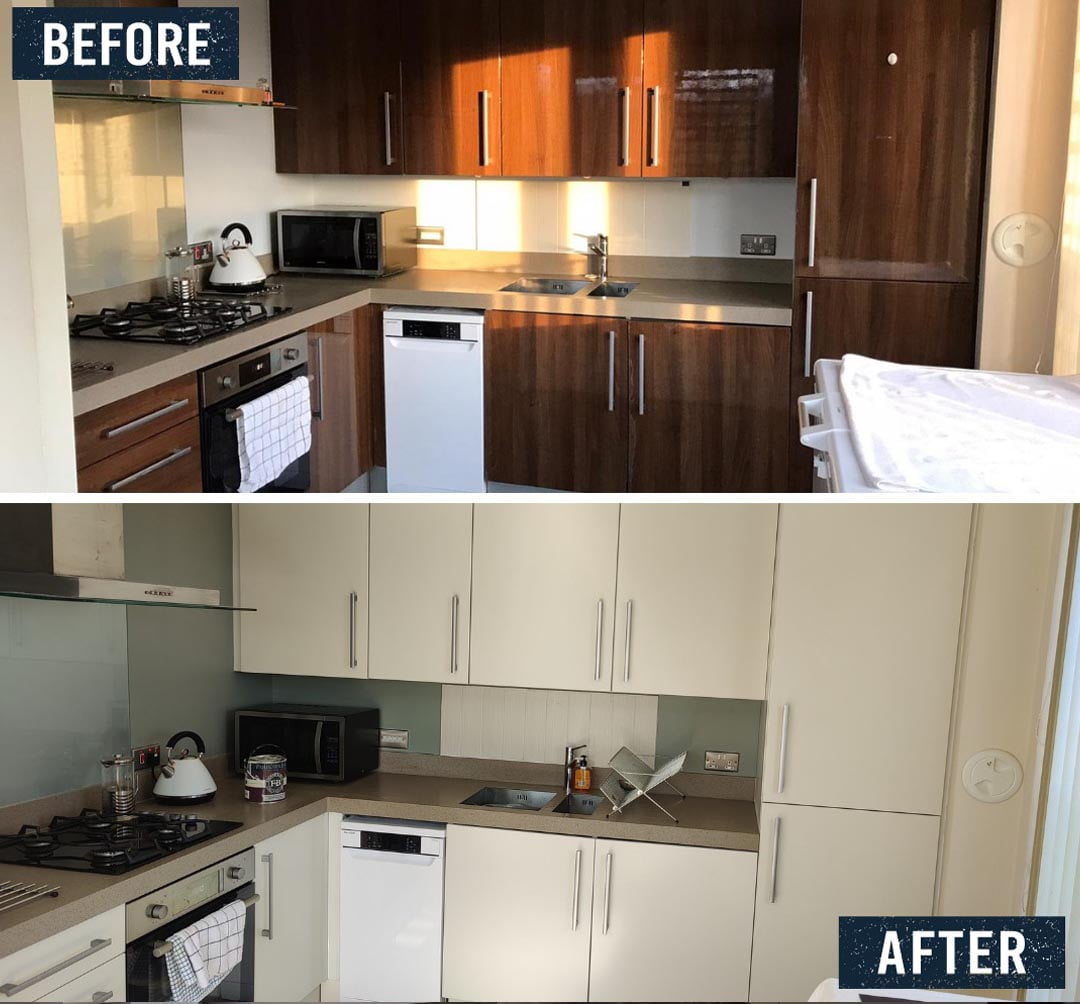 Kitchen Spray Painting Services Kitchen Spraying Edinburgh