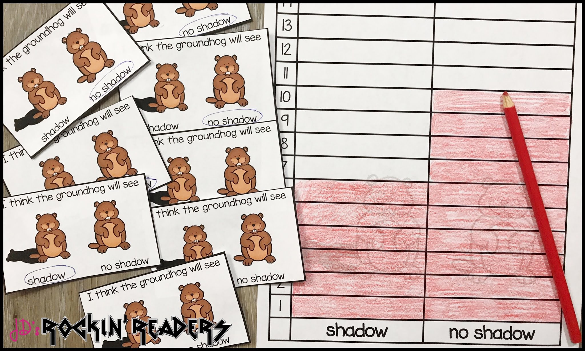 Groundhog Day Book and Activities for Kids JD's Rockin' Readers
