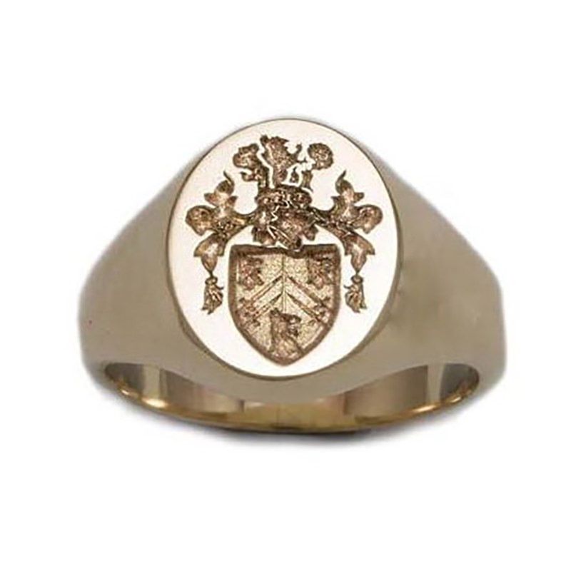 Mens Family Crest rings & Seal Rings Jewellery Design Studio