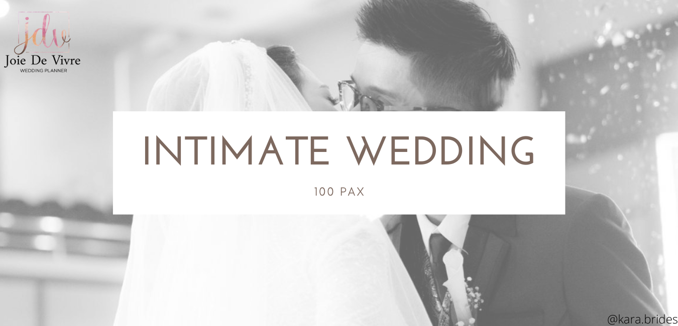 Intimate Wedding Package 100 pax JDV Wedding Planner