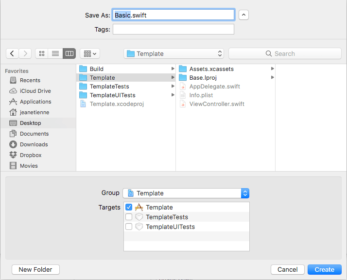 Simple Xcode 9 File Template (Part 1) JeanÉtienne's Blog