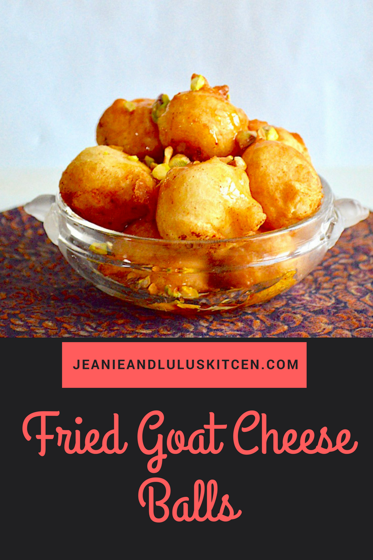 Fried Goat Cheese Jeanie and Lulu's Kitchen