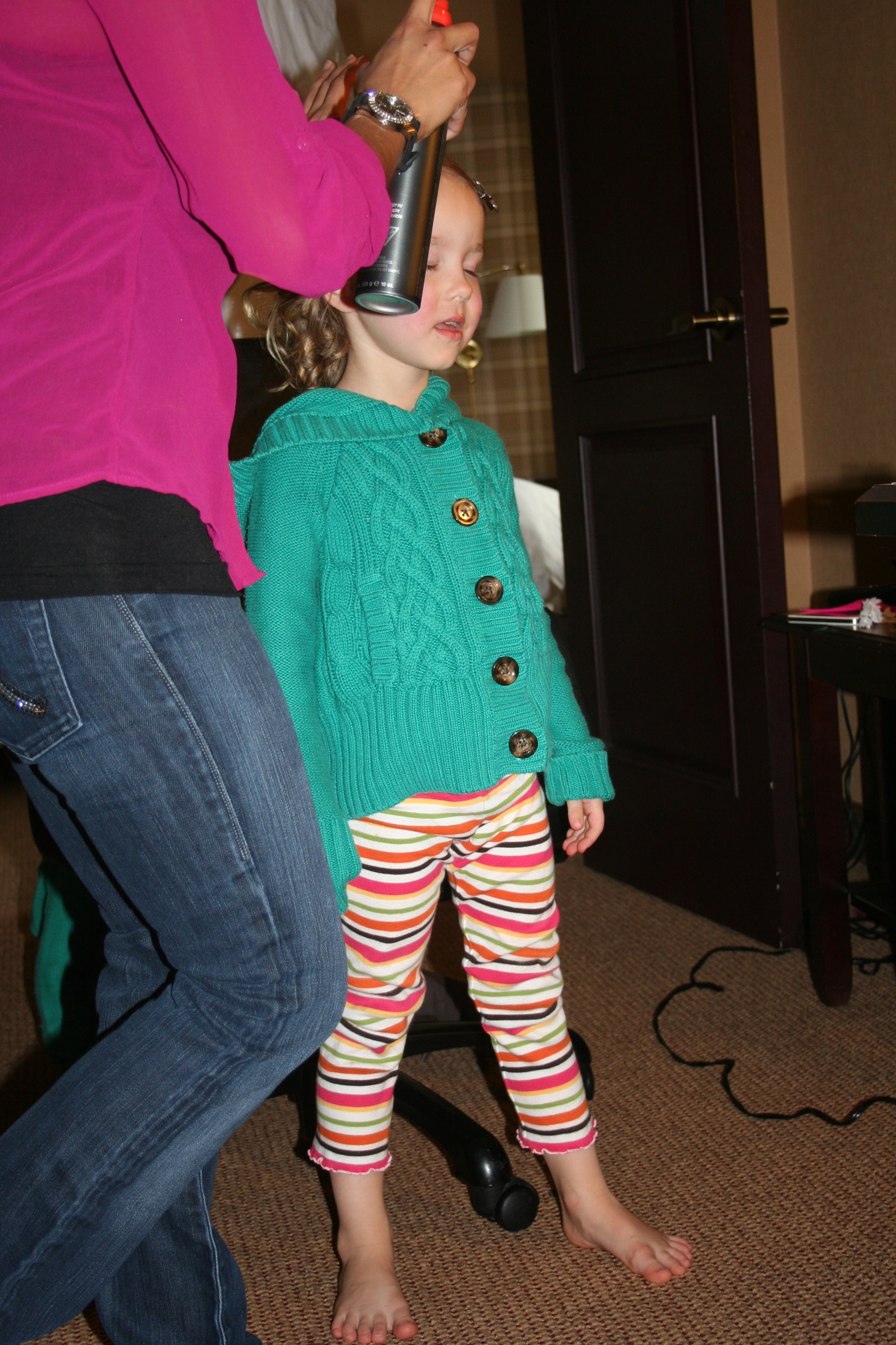 Getting hair “did” jeanneplans