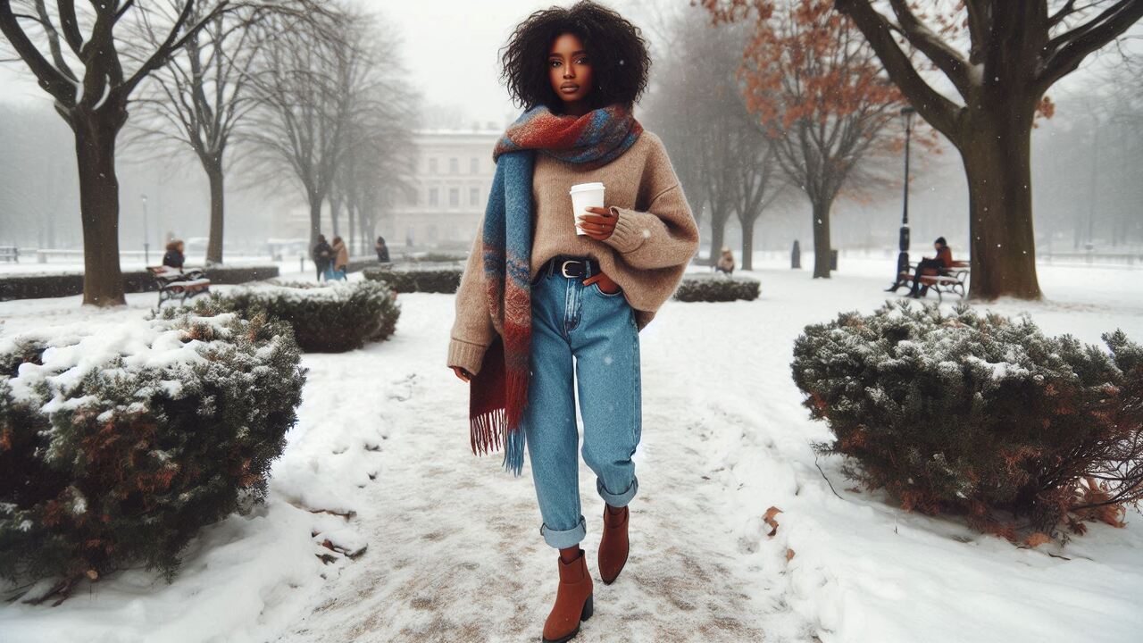 How To Style Cropped Jeans In Winter