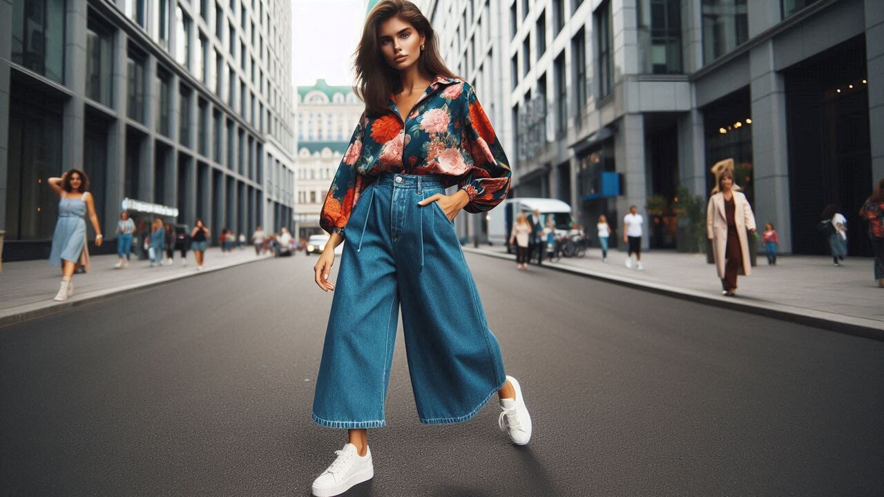 Styling Tips For Different Body Types With Wide-Leg Cropped Jeans