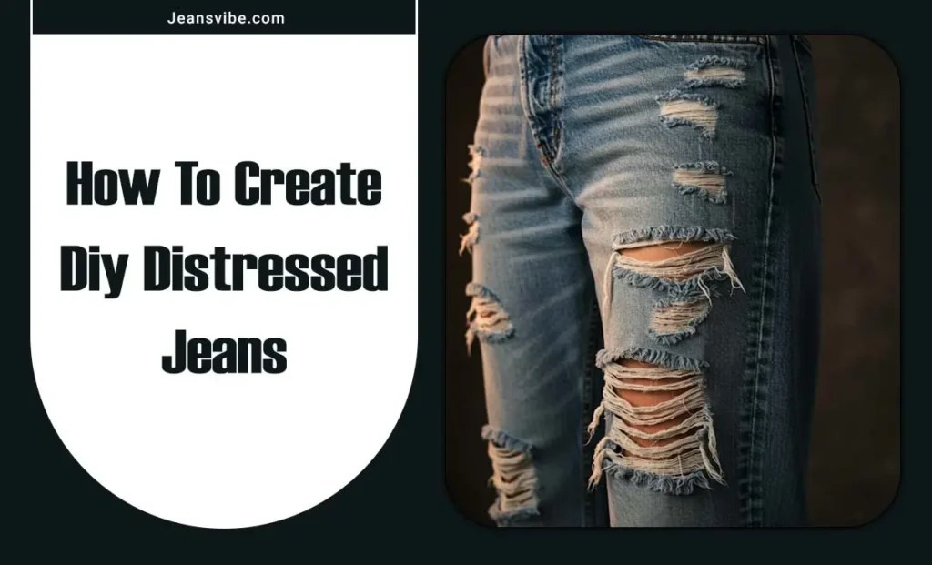 How To Create Diy Distressed Jeans