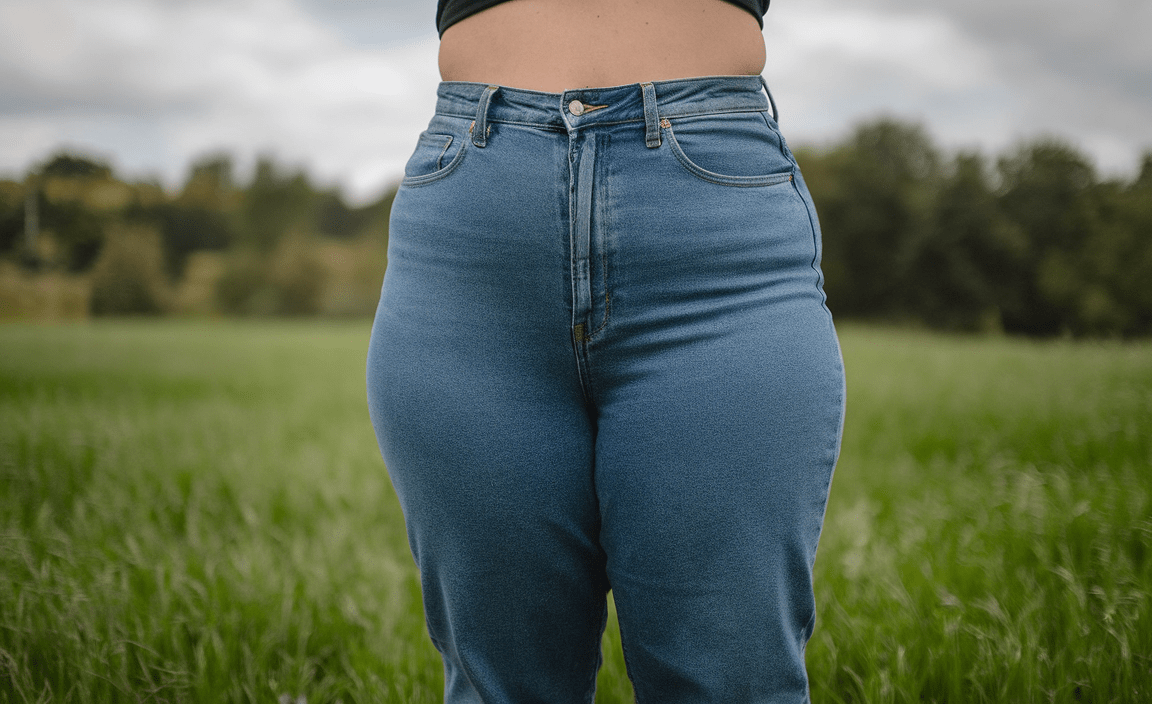 High Rise Jeans for Pear Shape