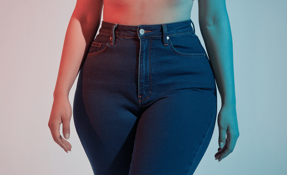 High Rise Jeans for Pear Shape