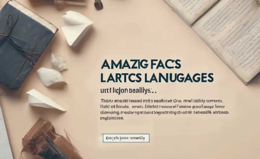 amazing facts about languages