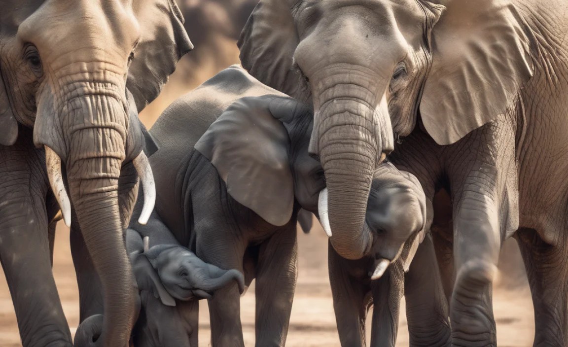 Elephants: Gentle Giants