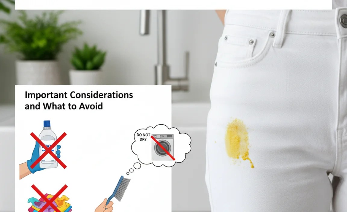 Important Considerations and What to Avoid