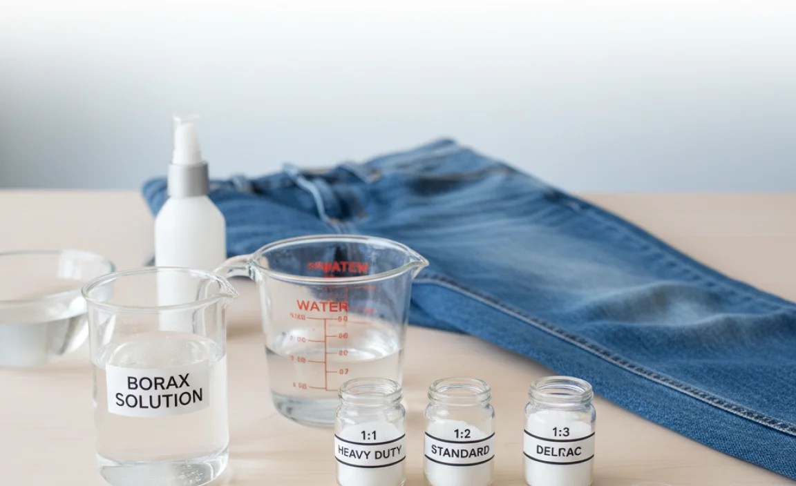 Borax Solution Ratios