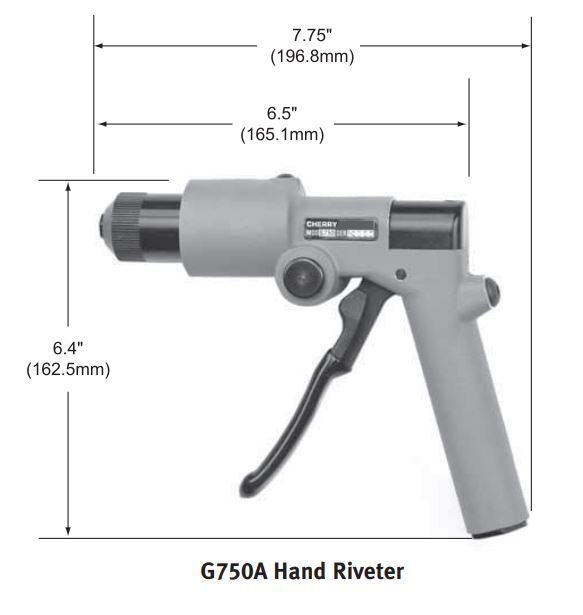 Cherry G750A Hand Riveter Jeaton Ltd Industrial Supplier