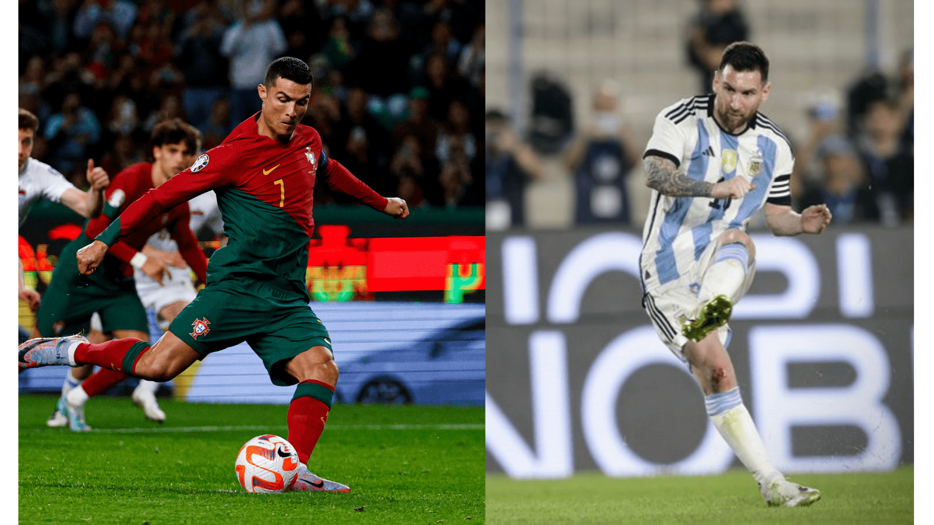 SamaSama Cetak Gol FreeKick Messi Menang Jumlah, Ronaldo Unggul