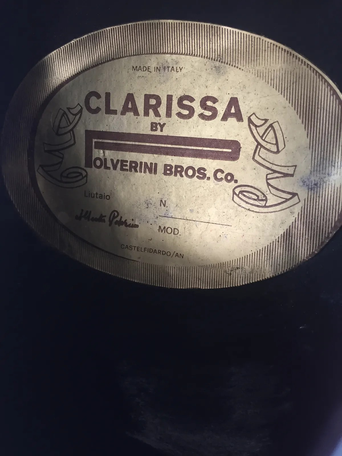 Clarissa guitars Italy Polverini Jedistar