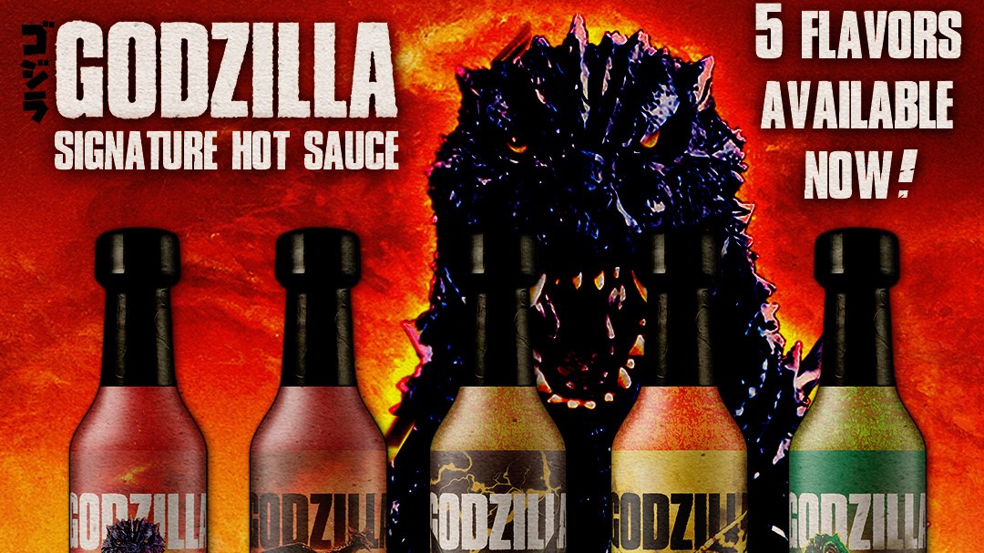 โตโฮออกสินค้า Godzilla Foods เปิดตัวด้วยซอสเผ็ดกับกาแฟคั่ว
