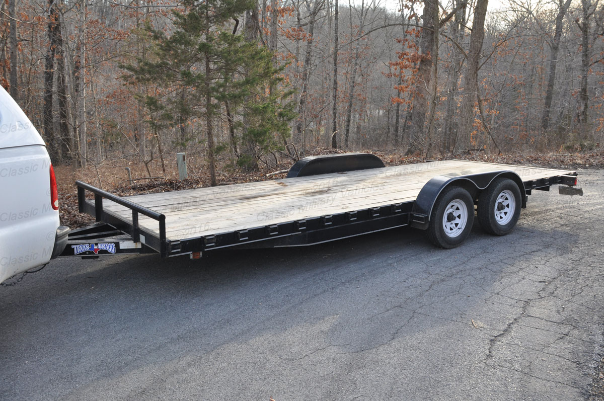 20 Foot Texas Bragg Car Hauler Classic Military Vehicles