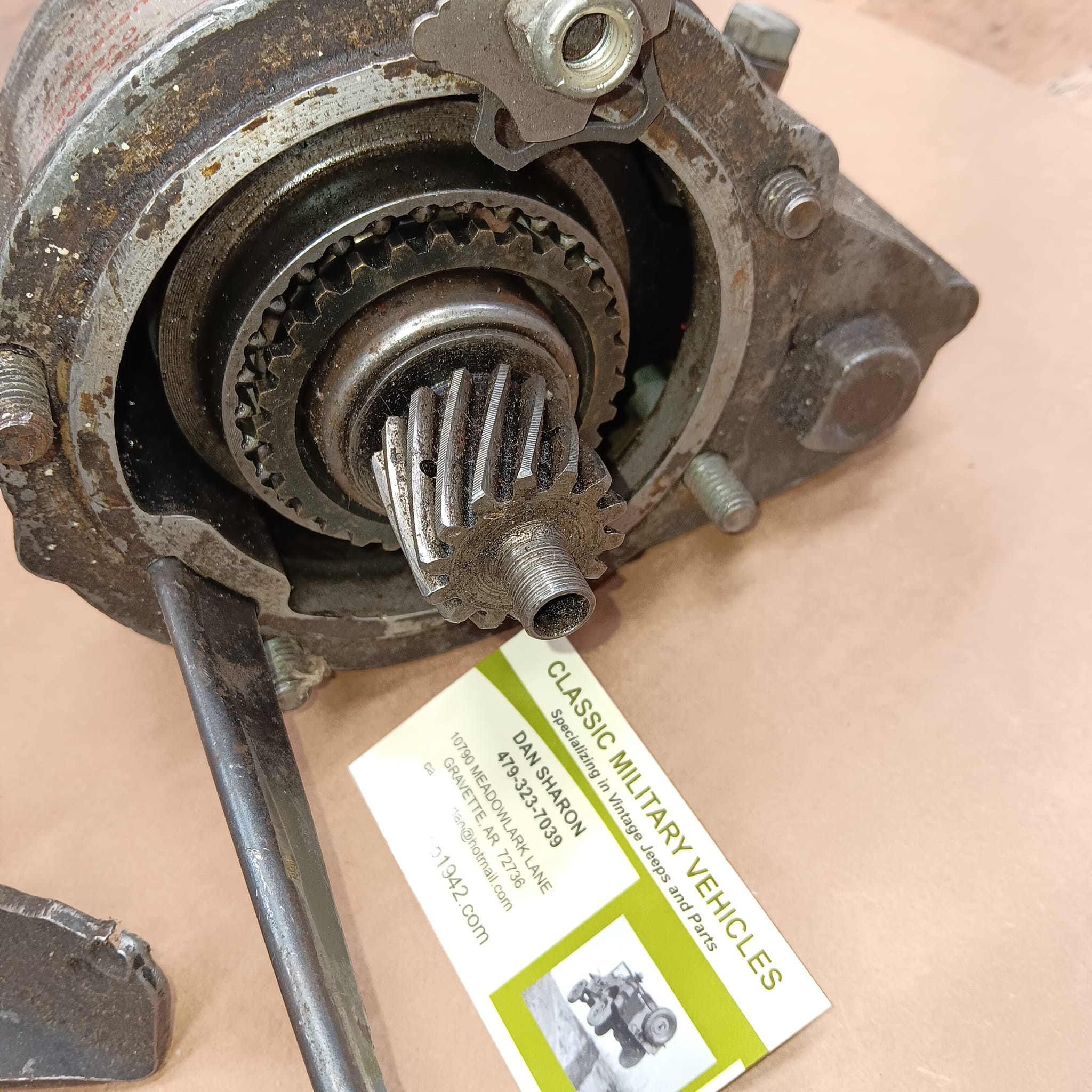 Warn Overdrive for Willys Dana 18 Transfer Case. Classic Military