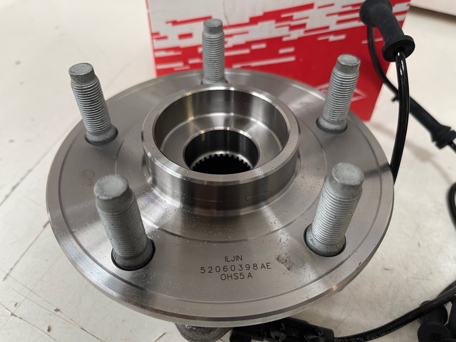 Front Hub & Bearing Assy, JK (10021363) Jeepey Jeep parts, spares