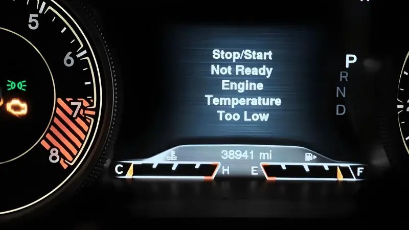 Stop/Start Not Ready Engine Temperature Too Low: 5 Easy Ways