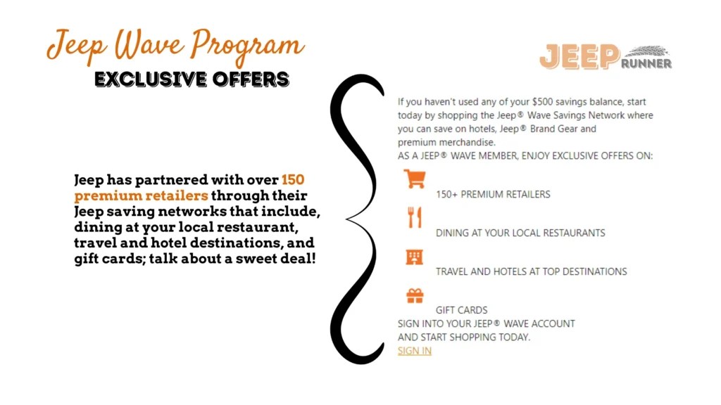 Jeep Wave Program Save Big! Jeep Runner