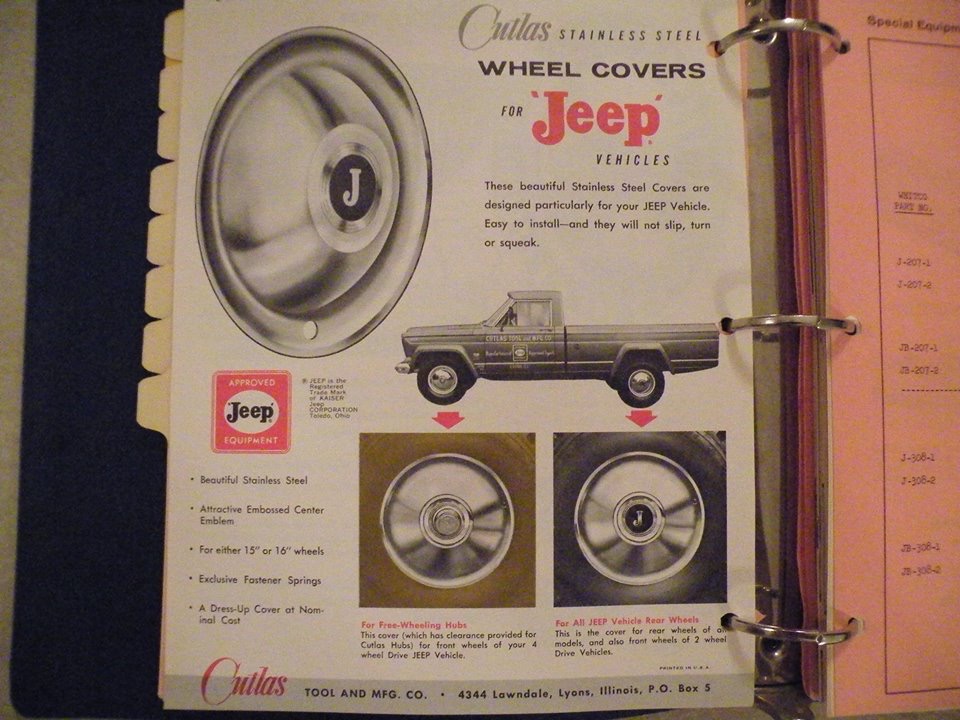 J hubcaps Jeep Willys World
