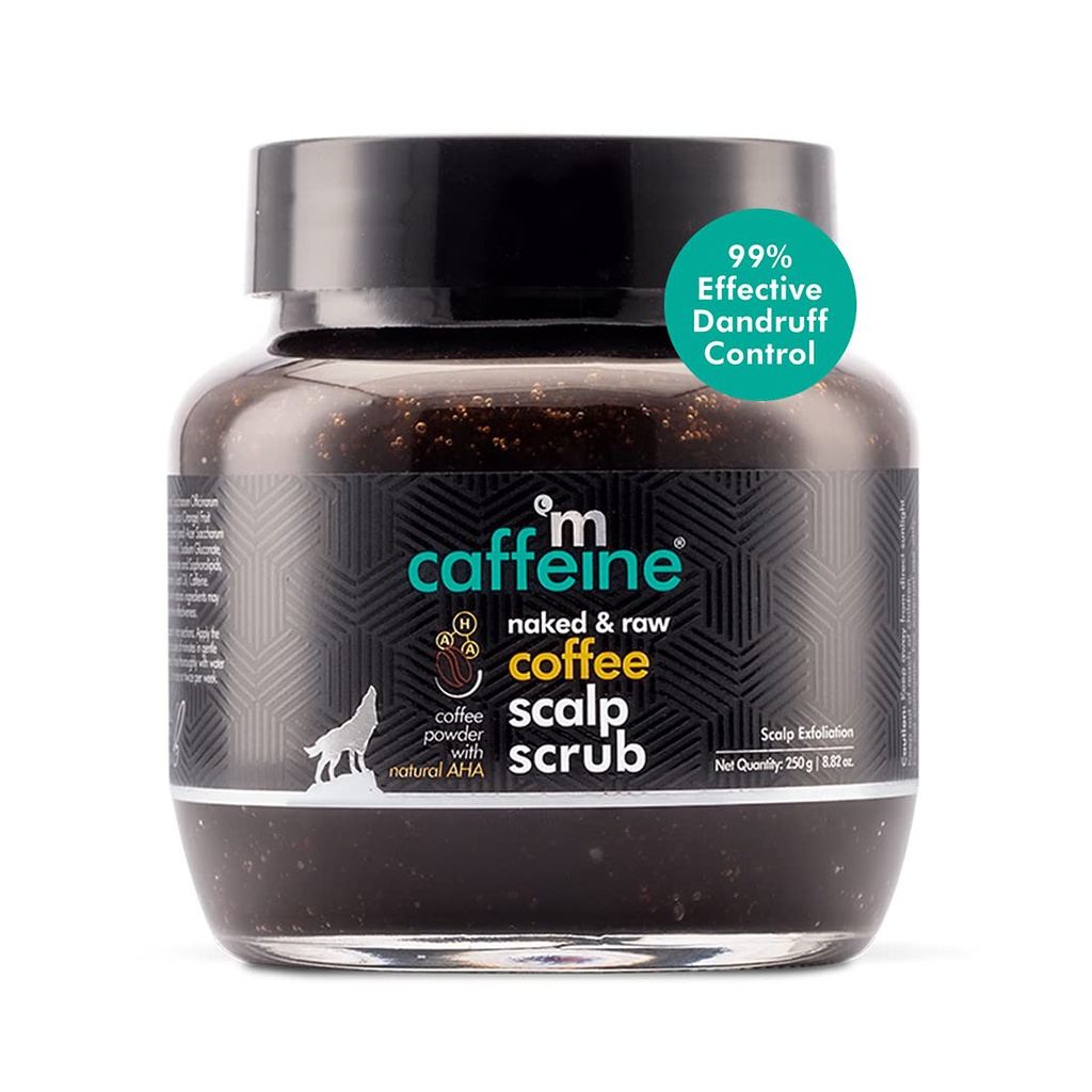 Mcaffeine Naked & Raw Coffee Scalp Scrub For Dandruff Control & Scalp