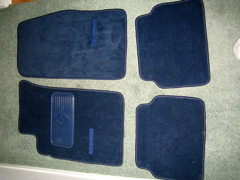 Pics of my floor mats (had them for a while) Supra Forums