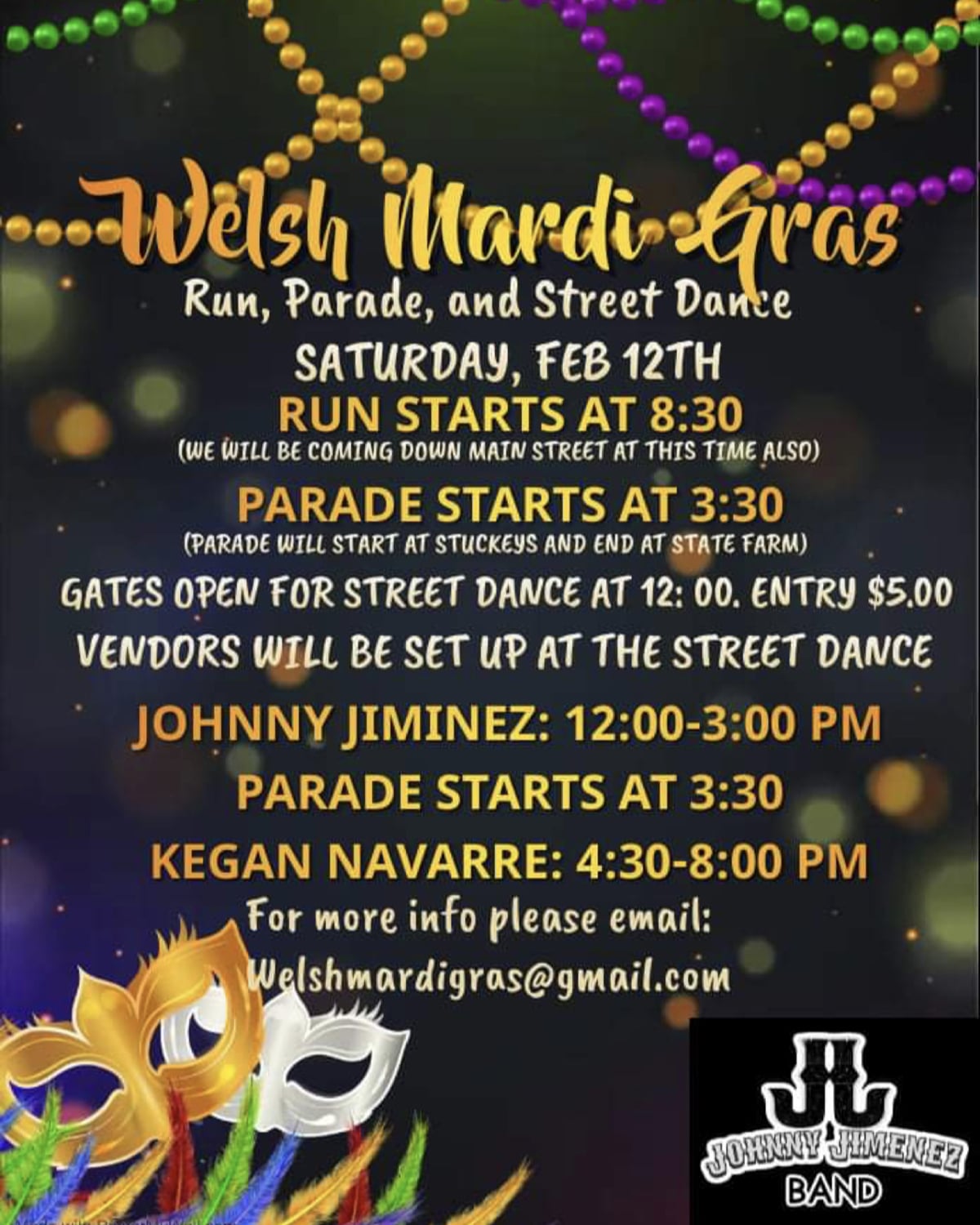 Welsh Mardi Gras Country Run and Parade Jeff Davis Parish