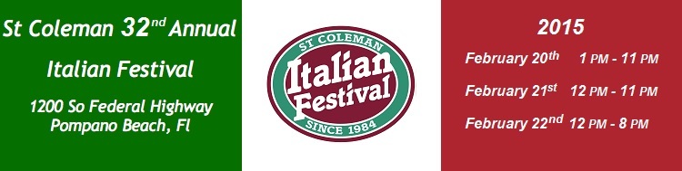 st coleman italian festival 2023 St Coleman 32nd Annual Italian Festival (Pompano Beach) Jeff Eats