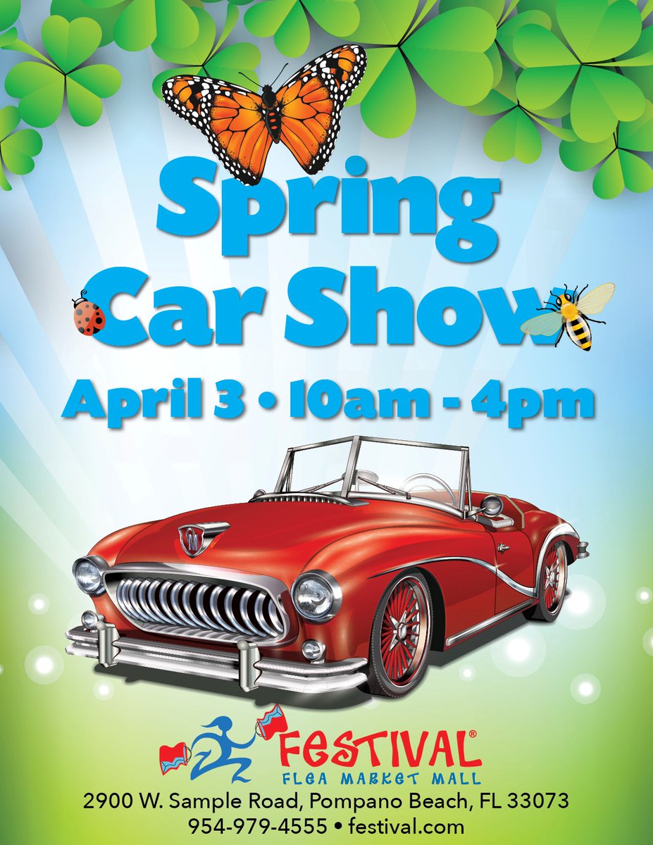 Spring Car Show (Festival Flea Market Mall Pompano Beach) Jeff Eats
